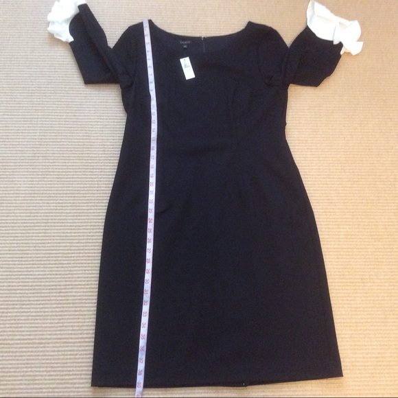 Talbots Black Sheath Dress - Size 12 - Picture 8 of 13